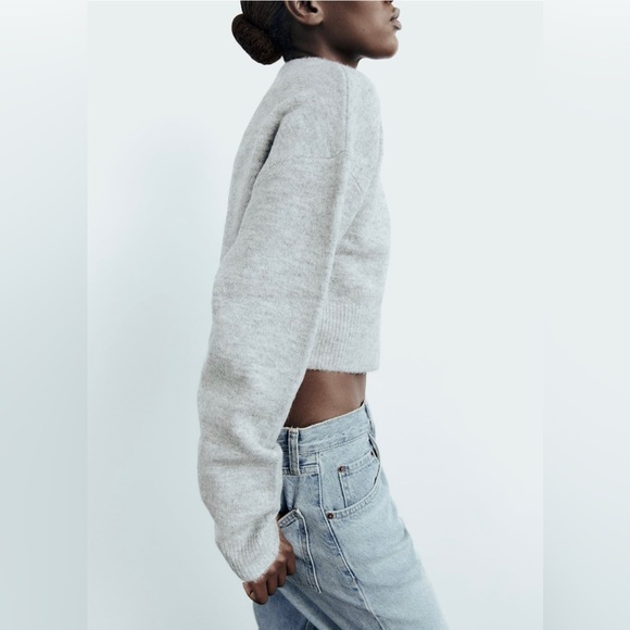 Zara Crop Sweater size xs NWT - Picture 3 of 4
